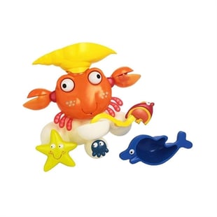 Lexibook - Bath Toy with full activities play set in shape of a Crab (IT025)
