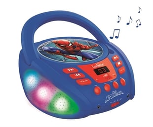 Lexibook - Spider-Man Bluetooth CD player with lights (RCD109SP)
