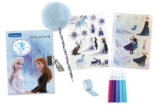 Lexibook - Frozen Electronic Secret Diary with light and accessories (stickers, pen, color pen) (SD30FZ)