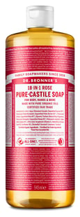 Dr. Bronner's - Pure Castile Liquid Soap Rose 945 ml 945 ml