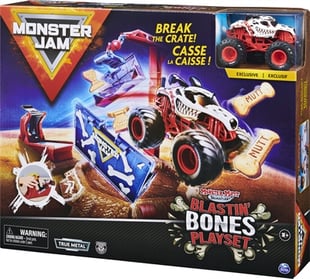 Monster Jam - Monster Mutt Blastin' Bones Playset