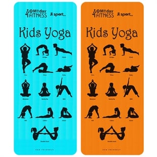 Barn Yoga hade - Orange