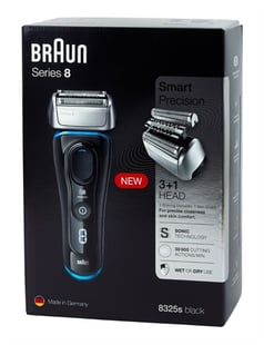 Braun 8325S - Black Shaver   
