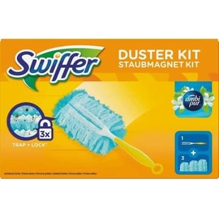 Swiffer Duster Starter Sæt Inkl. 3 Refill Klude    