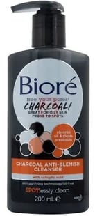 Bioré Cleanser Charcoal Anti Blemish 200 ml