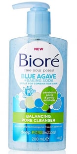 Bioré Pore Cleanser Blue Agave & Baking Soda 200 ml 
