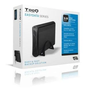 Externlåda TooQ TQE-3526B HD 3.5" SATA III USB 3.0 Svart