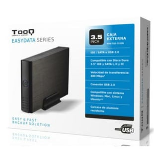 Externlåda TooQ TQE-3520B HD 3.5" IDE / SATA III USB 2.0 Svart