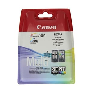 Cartucho de Tinta Compatible Canon PG-510/CL511 Negro Tricolor Amarillo Cian Magenta