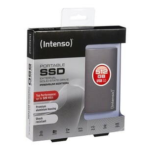 Extern Hårddisk INTENSO 3823450 SSD 512 GB Antracitgrå