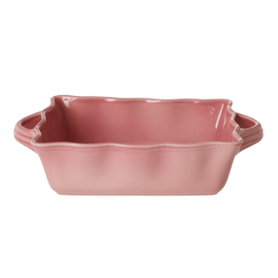 Rice - eldfast skål i stengods - rosa M