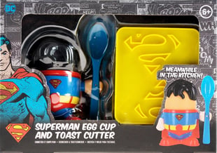DC Comics - Superman Egg Cup And Toast Cutter