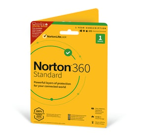 Norton - 360 Standard 10GB 1 användare 1 enhet 12 månader Nordic