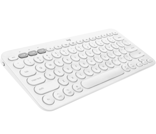Logitech - K380 för Mac Bluetooth-tangentbord för flera enheter, offwhite (Nordic)