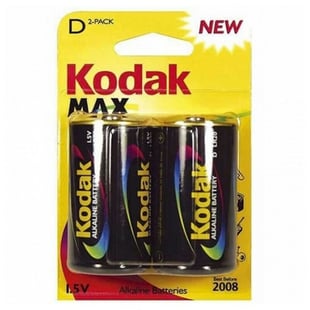 Pila Alcalina Kodak LR20 1,5 V (2 pcs)