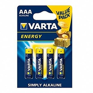 Alkaliska Batterier Varta 4103-LR-03 AAA (4 uds)