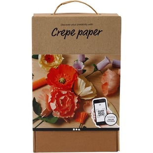 DIY Kit - Blommor av crepepapper