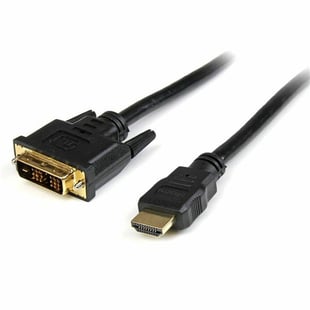 Adaptador HDMI a DVI Startech HDDVIMM2M Negro (2 m)