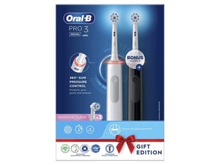 Oral-B - Pro3 3900N White Sens +Black Sens
