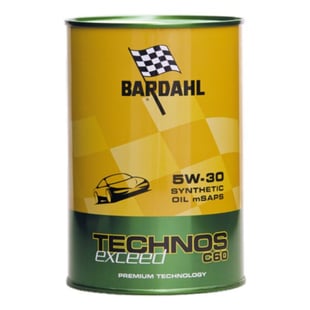 Aceite de Motor para Coche Bardahl TECHNOS C60 Exceed SAE 5W 30 (1L)