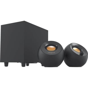 Creative - Pebble Plus 2,1 Stereo Speakers And Subwoofer