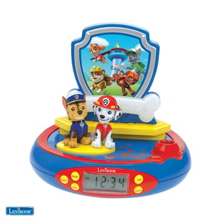 Lexibook - Paw Patrol - 3D Chase Projector Clock