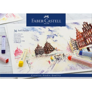 Faber-Castell - Mjuka pastellkritor, 36 st (128336)