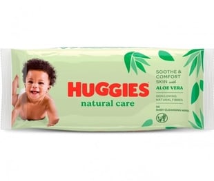 Huggies Baby Wipes 56S Nat New Pk