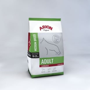 Arion - Hundfoder - Adult Medium - Lamm och ris - 12 kg