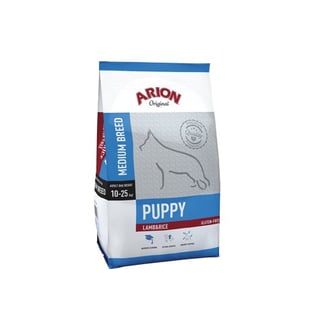 Arion - Hundfoder - Puppy Medium - Lamm och ris - 12 kg