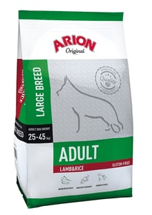 Arion - Hundfoder - Adult Large - Lamm och ris - 12 kg