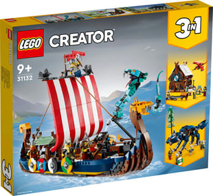 LEGO Creator - Vikingskipet og Midgardsormen (31132)