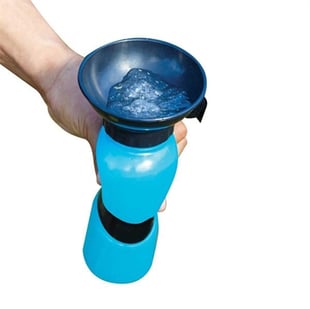 AquaDog Travel - Portable water bowl bottle 