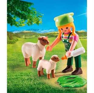Playmobil SpecialPlus Farmer with Sheep, 4 Ã¥r, Gutt/Jente, Flerfarget
