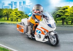 Playmobil Notarzt-Motorrad Mit Blinklicht 70051