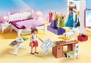 Playmobil Dollhouse Schlafzimmer Mit Nähecke 70208