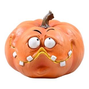 DGA - Halloween pumpa, orange - 9 cm