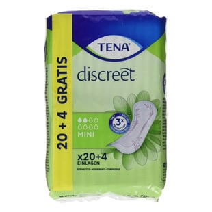 Compresas para Incontinencia Discreet Mini Tena (24 uds)