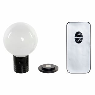 Bola Decorativa DKD Home Decor Negro LED Imán Polipropileno (PP) (6 x 6 x 10 cm)
