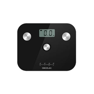 Báscula Digital de Baño Cecotec EcoPower 10100 Full Healthy LCD 180 kg Negro