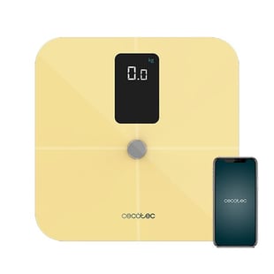 Báscula Digital de Baño Cecotec Surface Precision 10400 Smart Healthy Vision Amarillo