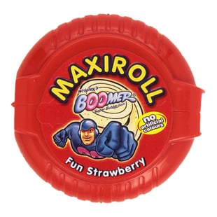 Chicle Boomer MaxiRoll Fresa (56 g)