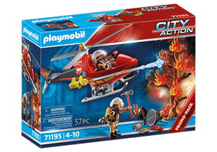 Playmobil - Brandräddningshelikopter (71195)
