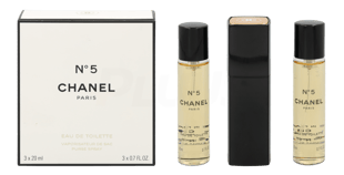 Chanel No 5 Twist and Spray - Purse Spray Presentaskar 2 x EDT Spray Refill 20 ml + 1 x EDT Spray 20 ml 