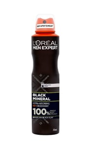 L'Oréal Men Black Mineral Anti-Perspirant Deo Spray 250 ml 