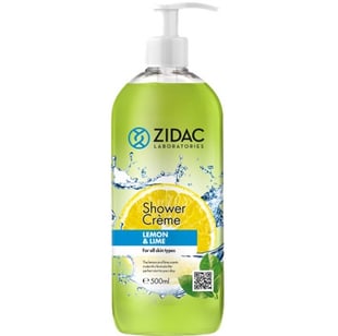 Zidac Shower Cream Lemon & Lime 500 ml
