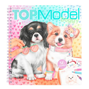 TOPModel - Färgbok för hundar