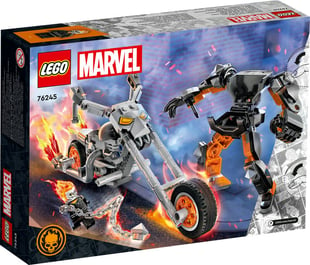 Lego Marvel Ghost Riders Kamprobot Og Motorcykel    