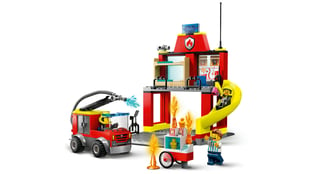 Lego City Fire Brandstation Og Brandbil    