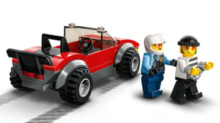 Lego City Police Polis Polis motorcykel på biljakt